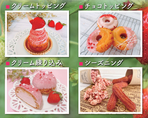 徳倉 | FDストロベリートッピング / 500g | 【業務用】製パン・製菓の